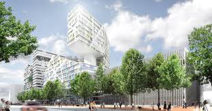 Swedbank is a modern bank with its roots firmly planted in the history of sweden's savings banks and the cooperative agricultural bank tradition. Wettbewerb Financial District New Hanza City Riga Lv Schaller Architekten