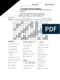 Unit 2 activity 5 music crossword puzzle answer key. 19 Hon Hw 32 Complex Number Crossword Games Of Mental Skill Puzzles
