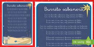 Burrito Sabanero Poster Din A4 Spanish