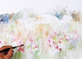 Abstract oil painting white flowers field in soft color. How To Paint A Flower Field Part 1 How To Artists Illustrators Original Art For Sale Direct From The Artist
