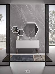 Ikon Is A Project With A Contemporary Flavour In Which The Elements Create An Original Play On Soft Volum Italian Bathroom Design Mirror Decor Italian Bathroom