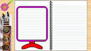 border design for projects on paper تزيين الدفاتر المدرسية من الداخل تسطير الكرا page borders design colorful borders design bullet journal ideas pages