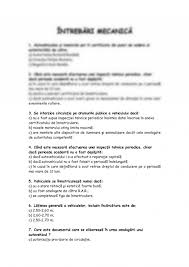 Certificatul de înmatriculare este deterioratb. Curs Chestionare Mecanica Auto 144865 Graduo