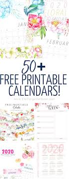 We have 2 great pictures of printable 2021 calendar by month vertical. 50 Free Printable Calendars For 2020 The Turquoise Home