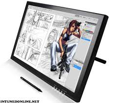 Drawing On Pen Tablet Monitor Gets Rid Of Shaky Lines In Your Line Art Art Tablet Digital Drawing Tablet Pc Drawing