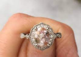 Check out our cremation diamond selection for the very best in unique or custom, handmade pieces from our cremation & memorial jewelry shops. Rose Gold Ring Pet Ash Ring Pet Cremation Art Deco Style Ring Cremation Ring Pet Ashes Diamond Ring Pet Urn Pet Supplies Pet Memorial Jewelry Commentfer Fr