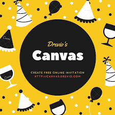 Download, print or send online . Online Invitation Maker Drevio Canvas Download Hundreds Free Printable Birthday Invitation Templates