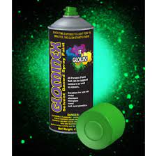 12 Units Of Glominex Glow Spray Paint 4oz Green Led Party Supplies At Alltimetrading Com