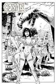 Malibu's digital interpretation of the painted coloring of the panels shown at left. Conan The Barbarian Gender Swapped Coloring Pages By Redbankmick On Deviantart