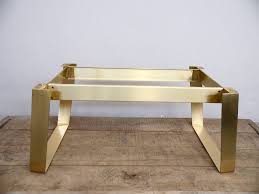 28 H X 28 W Length 72 Wide Flat Brass Table Base Height 26 32 Table Base Brass Table Base Dining Table Bases