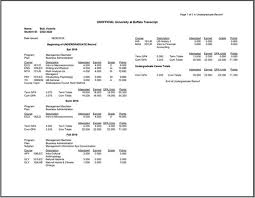Viewing Unofficial Transcript Ub Office Of The Registrar