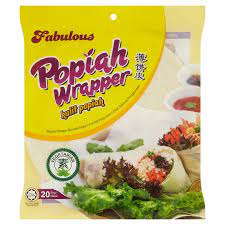 The hokkiens believe that wrapping popiah is akin to wrapping gold and silver, which is a symbol of good luck. Fabulous Popiah Wrapper 20pcs Tesco Groceries