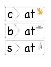 At Word Family Puzzle Word Families Family Puzzles Phonics Programs