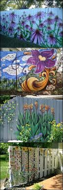 Find And Save Ideas About Outdoor Wall Decorations On Pinterest See More Ideas About Outdoor Walls Outdoor Wall Art And G Garden Mural Fence Art Garden Art