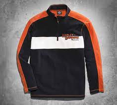 As Timeless And Unique As Your One And Only Harley Davidson Men S Prestige 1 4 Zip Fleece Harley Davidson Clothing Harley Davidson Harley