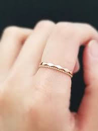 Our gold filled rings and sterling silver rings are perfect for everyday wear! Art Deco 14k Real Gold Ring Thin Gold Band Milgrain Simple Modern Stacking Ring White Gold Rose Gold D Thin Gold Band White Gold Engagement Rings Gold Rings