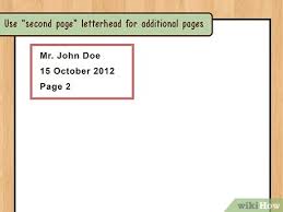 How To Write A Business Letter With Pictures Wikihow