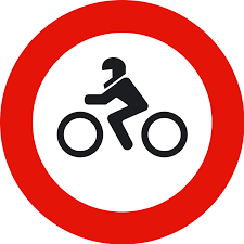 Entrada Prohibida A Motocicletas R104 Company Logo Traffic Signal Tech Company Logos