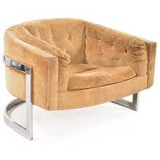 half circle suede lounge chair modernica props circlechair chair armchair childrens chairs