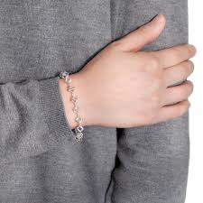 Sterling Silver Cube Bracelet, 14K Gold Vermeil Bracelet, Adjustable  Bracelet, Link Bracelet, Chain Bracelet, Minimalist Bracelet