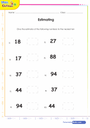 Rounding numbers to the nearest ten. Math Rounding Up Games Quizzes And Worksheets For Kids