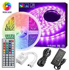 Amazon Com Led Strip Lights Goadrom Waterproof 16 4ft 5m Flexible Color Changing Rgb Smd 5050 150leds Led Strip Strip Lighting Led Strip Lighting Tape Lights