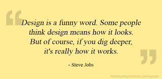 There is a saying in alcoholics anonymous: Steve Jobs Quote On Design Is How It Works