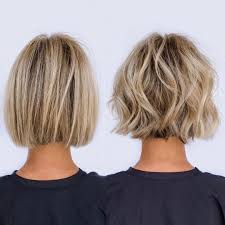From Soft Blunt To Textured Bob In About 10 Min From Soft Blunt To Textured Bob In About 10 Min Curlsh Coiffure Cheveux Carre Cheveux Courts Coupe De Cheveux