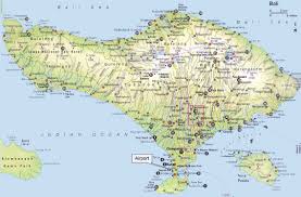 The highest point is mount agung, a volcano worth visiting. Pin By Bonnie On Map Stuff Bali Map Bali Weather Bali Tourist