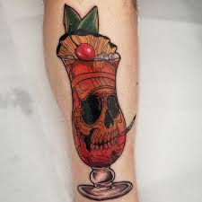 Until then, we are still appt only. Hunter S Thompson Mai Tai By Joe Mcelravy No Egrets Tattoo Clarksville Tn Tattoos