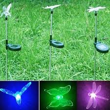 Gartenlampen sind einfach aufzubauen, da sie keine zusatzkabel benötigen. 3er Set Solarleuchten Garten Solar Stableuchten Farbwechsel Led Libelle Kolibri Schmetterling Solarlampen Solarleuchten Garten Solarlampen Garten Solarleuchten