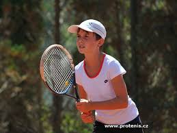Linda nosková po výhře v 1. Linda Noskova Vitezkou Moser Cup 2016 Tenisovy Klub Na Doline