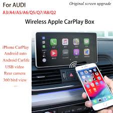Mmi 3g With Oem Monitor Wireless Carplay Solution For Audi A6 Support Android Auto Phone Mirror Rear View Camera Video Interface Car Multimedia Player Aliexpress