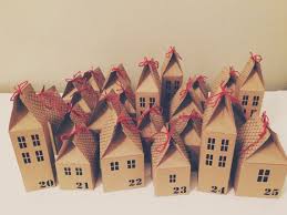 Advent Calendar Christmas Village House Kit Diy Make Your Own Etsy Diy Advent Calendar Advent Calendar House Chocolate Advent Calendar