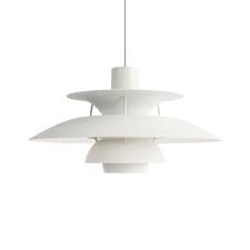 Liefern absolut blendfreies, indirektes licht und bieten gleichzeitig eine sehr effiziente lichtausbeute. Louis Poulsen Pendelleuchte Ph 5 O 50cm Poul Henningsen