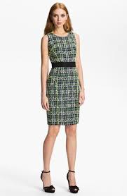 Milly Jasmine Tweed Sheath Dress Nordstrom Milly Dress Dresses Fashion