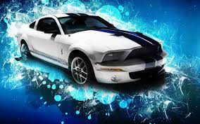 3 D Walpeper Ford Mustang Car 3d Widescreen Hd Wallpaper Sports Car Mustang Wallpaper Car Wallpapers