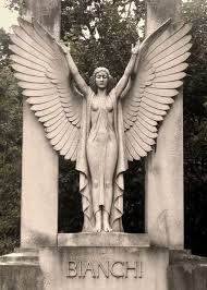 Bianchi Tomb In Hampstead Cemetery Visit Healing Journeys And Sacred Services On Fb For So Much More A Worldwide Spi Cemetery Statues Angel Art Angel Statues