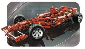 Lego racers technic 8674 ferrari f1 large 1:8 scale. Lego Racers 8674 Ferrari F1 Racer 1 8 Mattonito