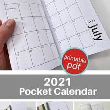 2021 Mini Printable Pocket Calendar Minimalist Style Etsy In 2020 Pocket Calendar Monthly Calendar Printable Print Planner