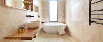 This contemporary vanity design is a nice juxtaposition to the heavily patterned wallcovering in this small but mighty bathroom. Accessible Bathroom Design Shopping Guide Home Design Ideas