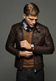 Original Leather Jacket Mens Real Lambskin Slim Fit Motorcycle Biker Brown Ss47 Best Leather Jackets Mens Fashion Mens Fashion Casual