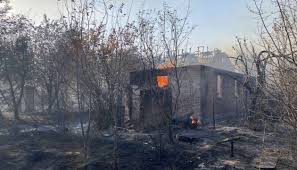 Улица отмечается, что после пожара сайт сгоревшего дома престарелых «золотое время» перестал. V Harkove Potushili Bolshoj Pozhar Ohvativshij Zhilye Doma