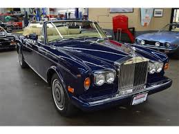 This rolls royce drives like no other and is as smooth as can be.engine and transmission is in perfect condition!93k original. 1987 Rolls Royce Corniche Ii For Sale Classiccars Com Cc 1385475