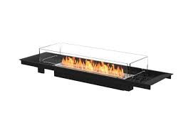 Narrow and long fire pits with a linear burner are often used to delineate space in large areas such as casinos, hotel foyers, and restaurants. Linear Curved 65 Fire Pit Kit Made For Custom Design Mad Ecosmart Fire