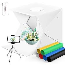 Sensyne Photography Table Top Light Box 70 Led Portable Photo Studio Shooting Tent Portable Folding Photo Bo Portable Photo Studio Table Top Lighting Photo Box