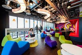 Camenzind Evolution S Google Office Flourishes In Dublin Office Space Design Office Interior Design Interior Architecture Design