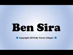 There are more than 50 . How To Pronounce Ben Sira Youtube
