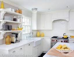 Mustard yellow and green accents. Yellow Accents Transitional Kitchen Normandy Remodeling