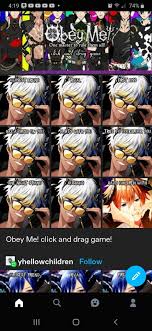 Anime games are popping up everywhere. Obey Me Click And Drag Game Tumbex